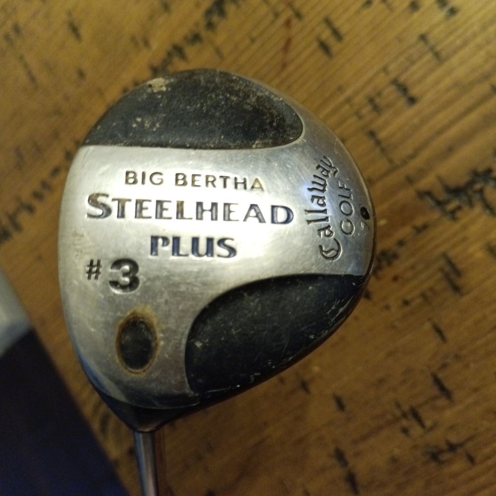 Callaway Big Bertha Steelhead Plus #3 Fairway Wood Left Hand Steel Shaft Golf